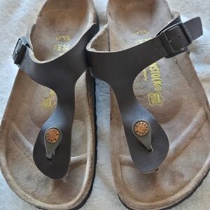 Birkenstock Brown Leather Sandals 7.5/8